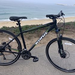 Kona Mahuna. 27 Speed Medium Size Lightweight Aluminum Frame With Hydraulic Disc Brakes 