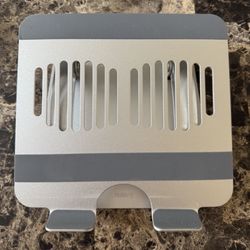 Adjustable Laptop Stand, Ergonomic Laptop Riser up to 10.6" with Heat-Vent, 