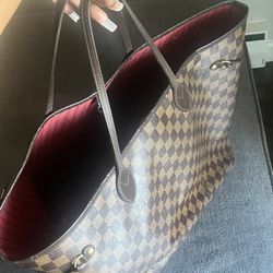REAL LV Louis Vuitton Neverfull MM tote bag - Brown for Sale in