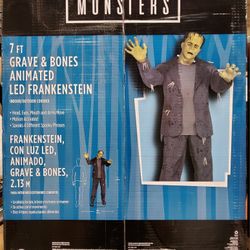 7ft Animated Halloween Frankenstein.