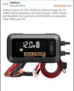 Hulkman Sigma 10 10A 12V/6V Car Battery Charger