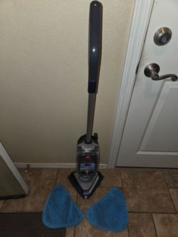 Hoover floormate steam scrub pro. Comes with two scrubbing pads. Used only two times.