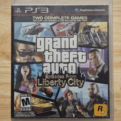 Grand Theft Auto: Episodes From Liberty City Sony PlayStation 3 PS3 Video Game