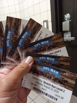 C27 six box seats for Pacific Classic day at Del Mar racetrack on August 22nd 2026
