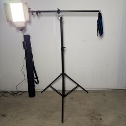 Video Light Kit , Boom Stand , LED Panel, Sand Bag , And Carry Bag