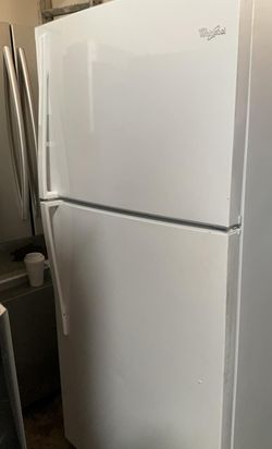 Whirlpool Top Mount White Refrigerator
