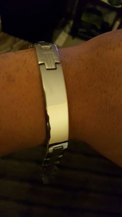 Mens stainless steel bracelet