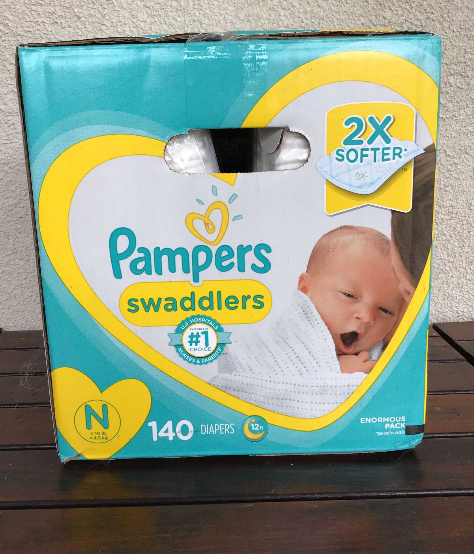 Pampers size New Born $20