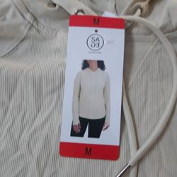 Sade Collective Ribbed Hoodie Size Medium