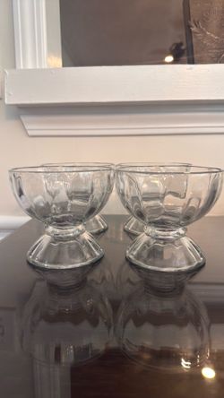 Ice cream sundae glasses 4pc