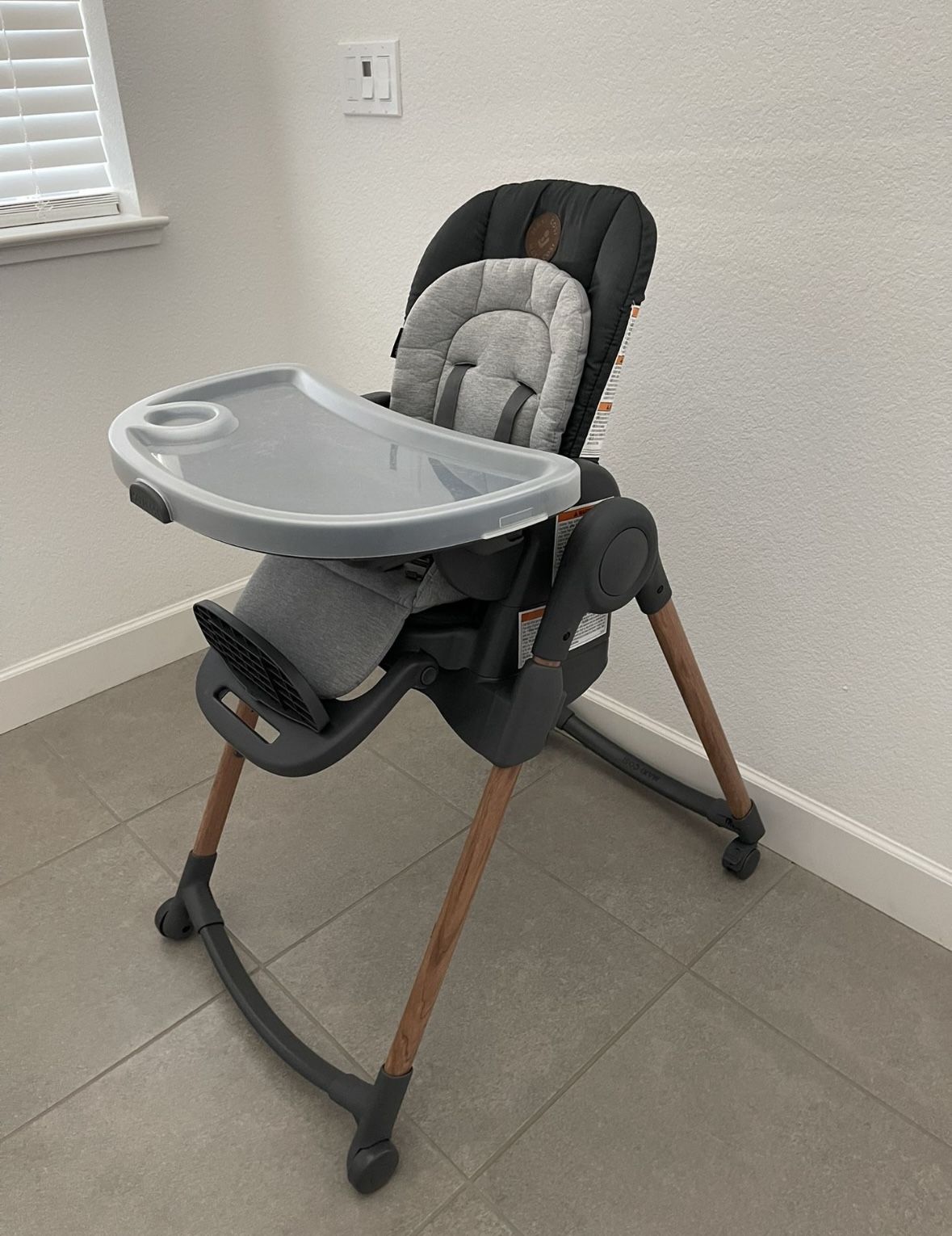 Maxi-Cosi 6-in-1 Minla High Chair, Essential Graphite