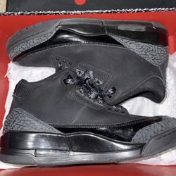 Jordan 3 Black Cat Size 9