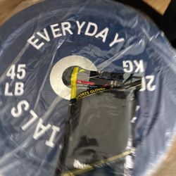 New Olympic Bumper Plate Set – 185 lbs + Free Gloves