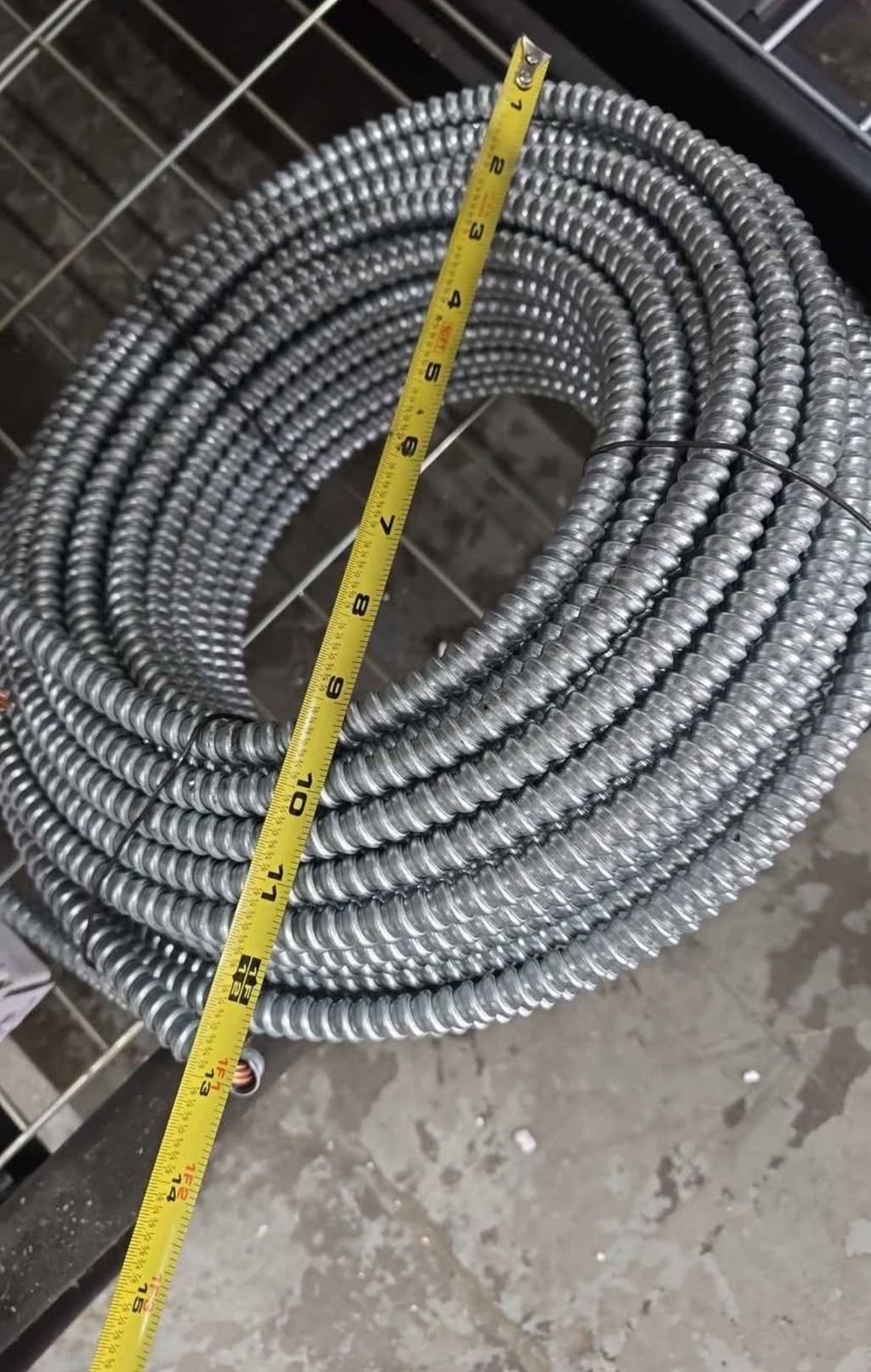 100 ft. 4/1 AC Stranded Bare Armored Ground Cable