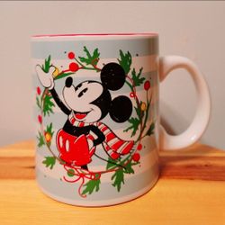 Disney Mickey Mouse Christmas Ceramic Mug
