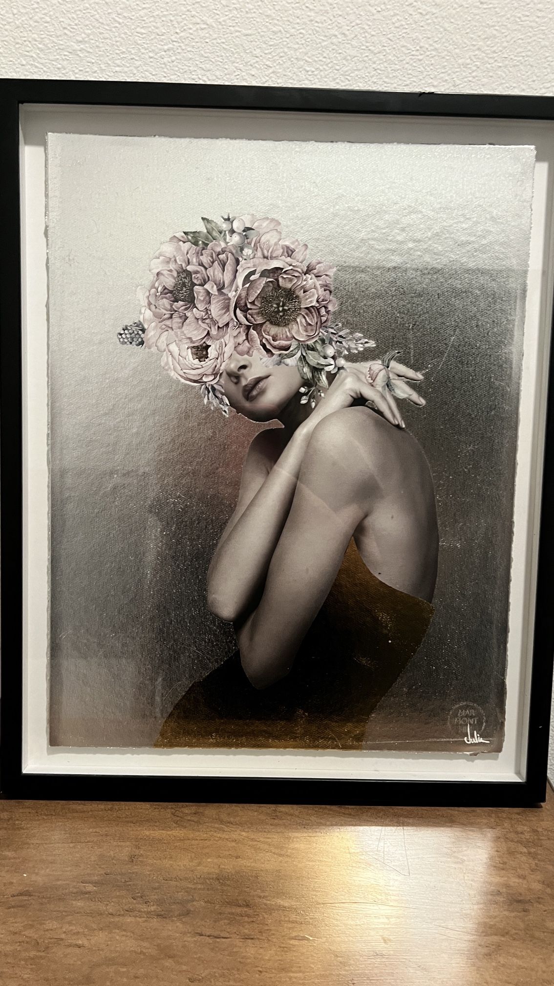 Wall Art In A Black Frame