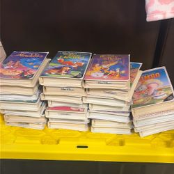 Disney VHS Movie – 25 Tapes (Some Black Diamond)