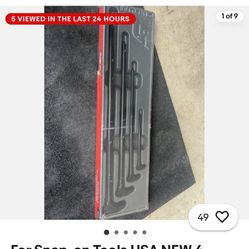 Snap On Pry Bar Set Pbs704