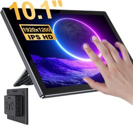 10.1 Inch Touchscreen for Raspberry Pi,5-Point 1920 * 1200 IPS touchscreen Portable Monitor with HDMI Interface Dual-Speaker for Raspberry Pi 5/4B/3B+