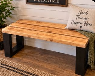 Rustic 32 inch bench