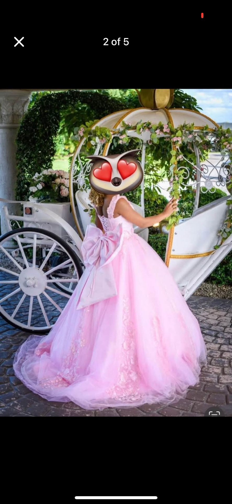 Pink Quinceañera Or Sweet Sixteen Dress