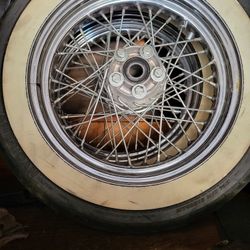 16" Harley Wire Wheels, Clean
