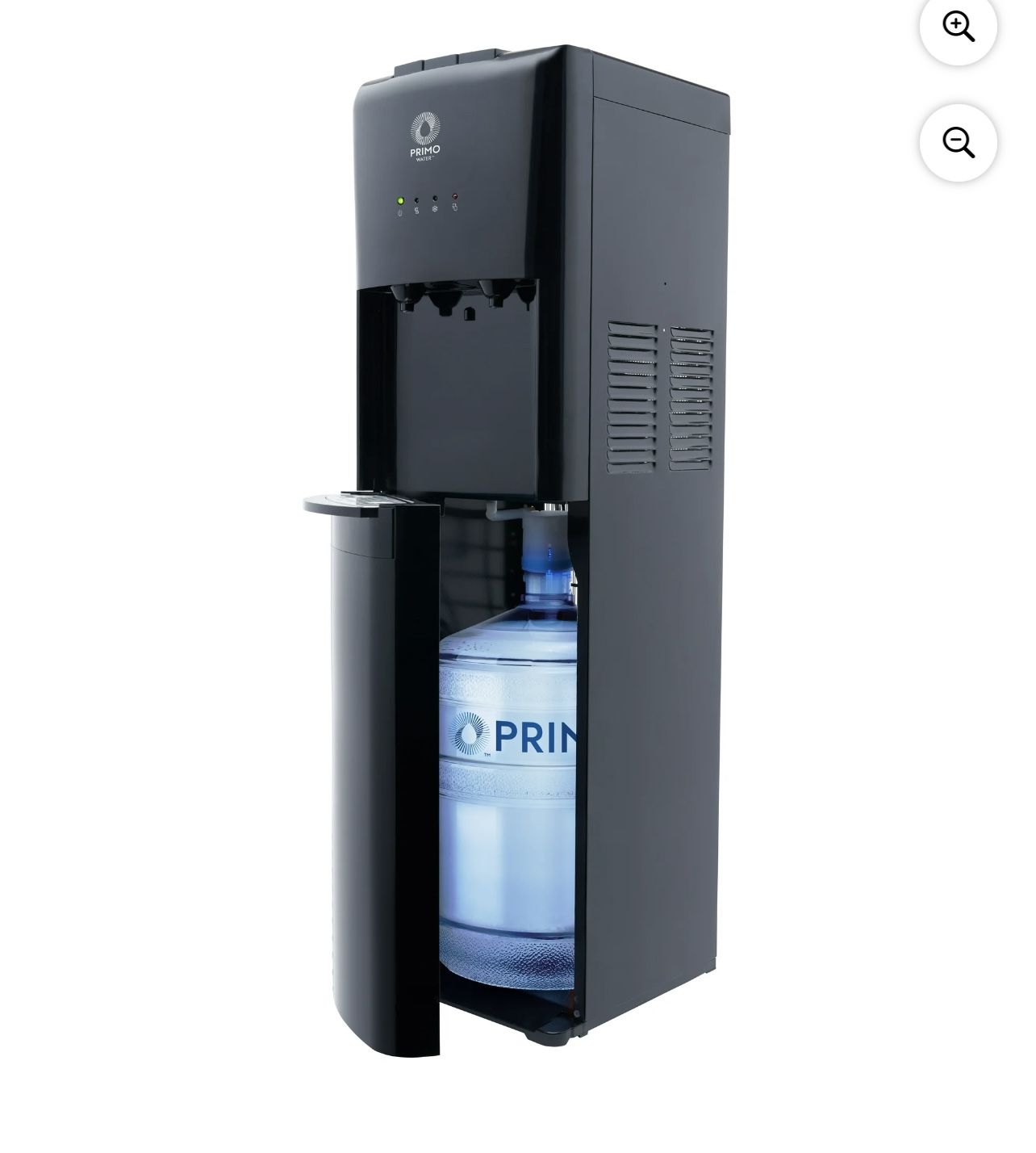 Primo® Water Dispenser Bottom Loading, Hot/Cold Temperature, Black