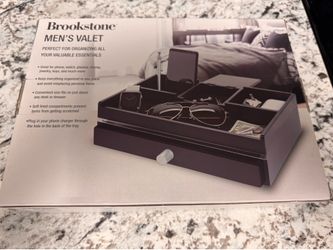 Brookstone Mens Tabletop Valet - (New)