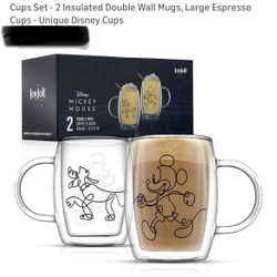 Disney Mickey Mouse & Pluto Cups