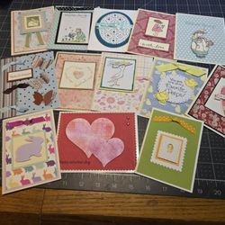 13  Handmade Greeting Cards with Envelopes