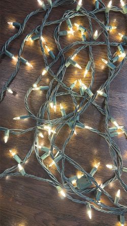 Christmas Lights Clear Incandescent Mini String Lights