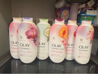 Brand new Olay body wash (6) for ($30)(Cash only)(price is firm)