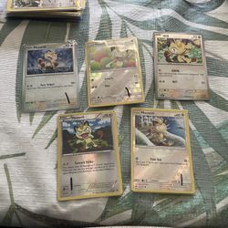 pokemon cards (meowth set)