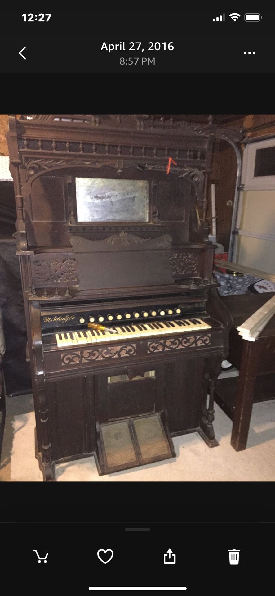 Antique Pump Organ