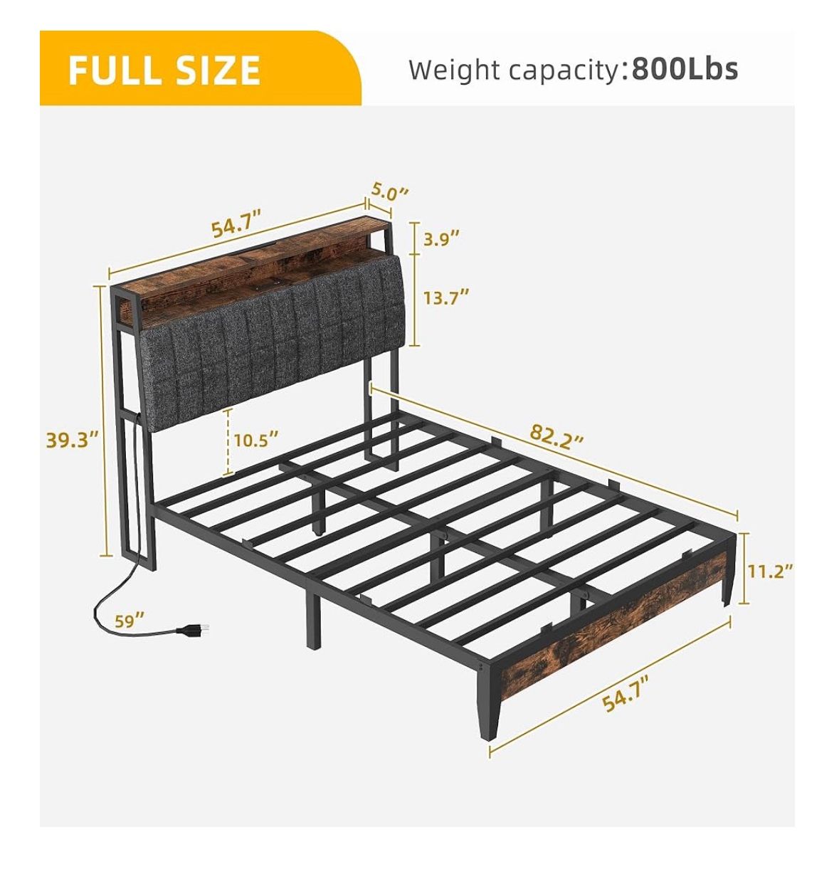 Bed Frame And Mattress