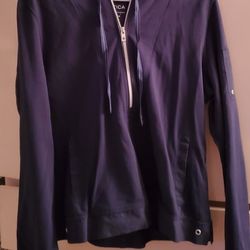 Nautica Black Hooded L Sweatshirt