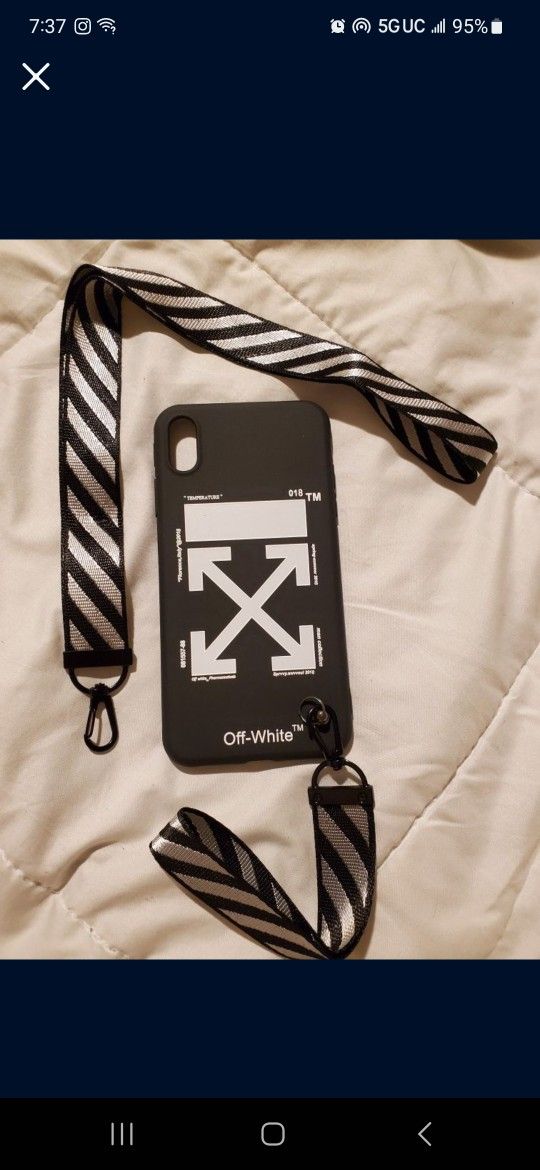 New Off-White iPhone X/Xs Max phone case