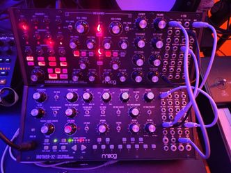 Moog Mother 32 + Subharmonicon