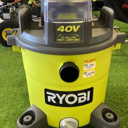 Ryobi 40V 10 gallon Wet/Dry vac TOOL ONLY