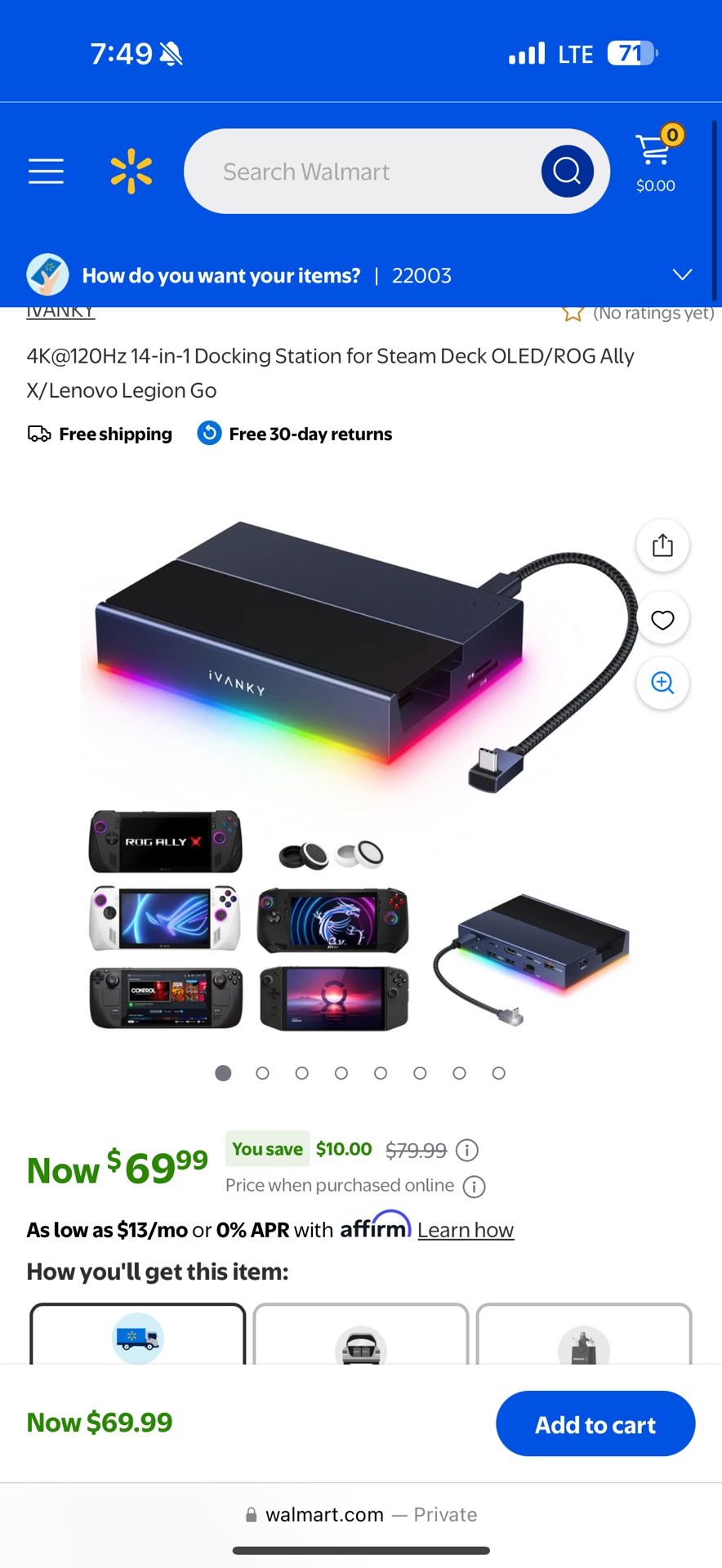 Ivanky Chroma Gaming Dock 