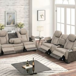 Power Reclining Livingroom Furniture Couches Sofa Sets On Promotion 