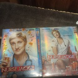 Nurse Jackie Seasons Two And Three Blue Ray DVD Box Set For Sale.
