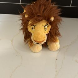 Mufasa Plush Lion King Disney Store Simba Adult Sitting Stuffed Animal Toy 14"