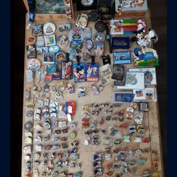 Disney Pins, Lanyards, Buttons, Bags 
