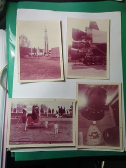 Vintage photo lot NASA museum Huntsville Alabama