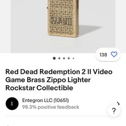 Red Dead Redemption 2 Zippo Lighter