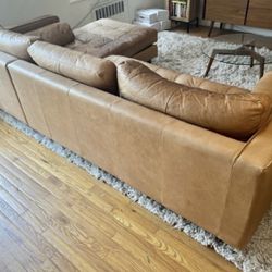 MCM Article Sven Tan Right Sectional Sofa.. Gone today