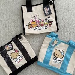 Hawaii Exclusive Hello Kitty/Sanrio Tote Bag $35/each