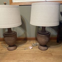 Two Table Lamps 