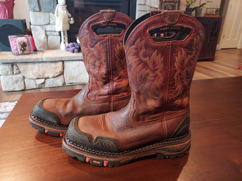 Cody James Cowboy Style Work Boots